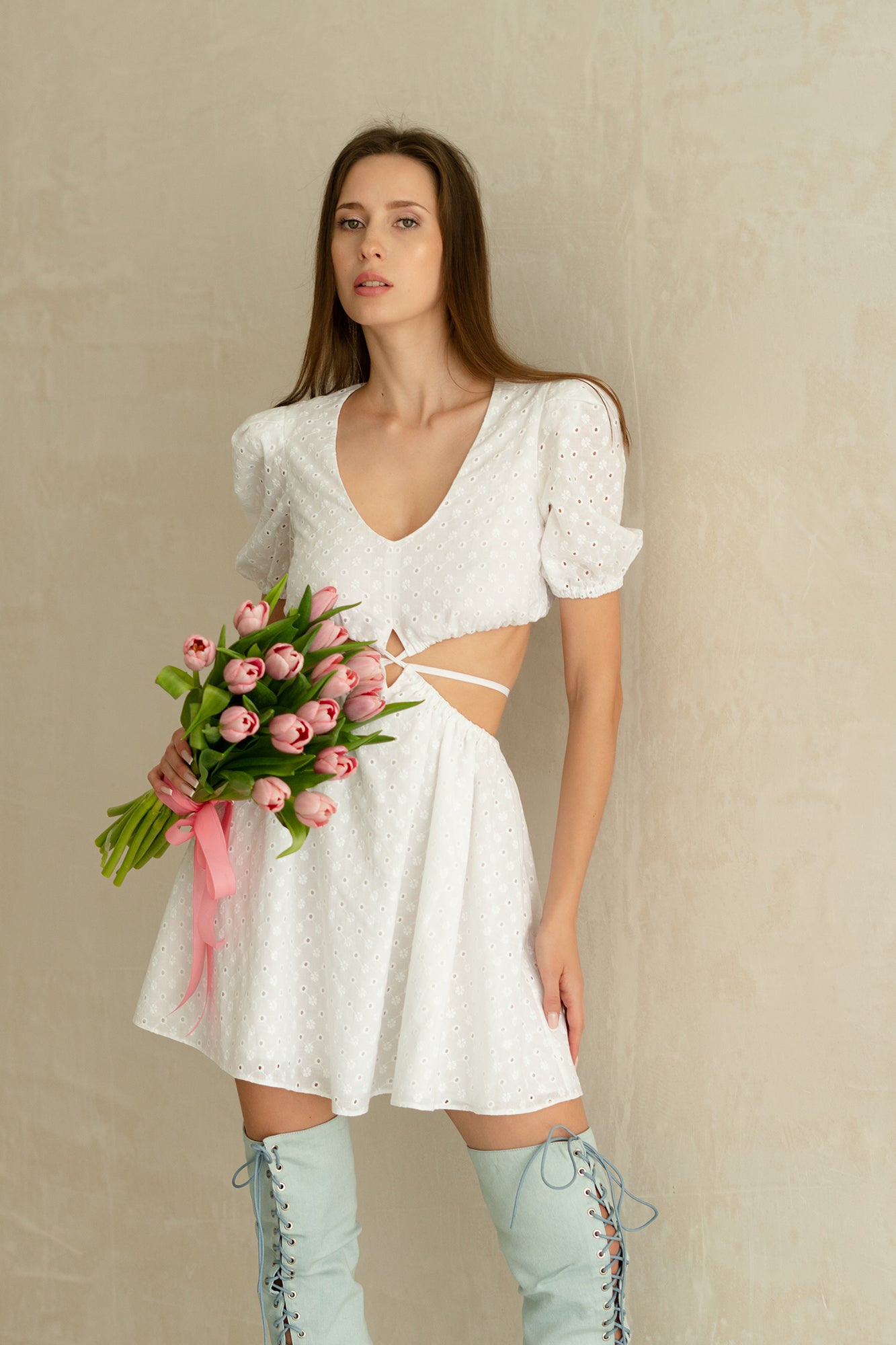 Robe blanche Jasmine